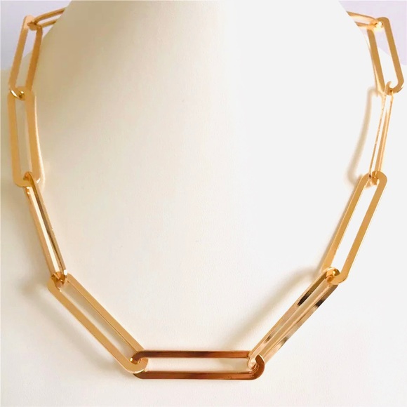 🍋2/$30 New Gold Link Necklace - Picture 2 of 5